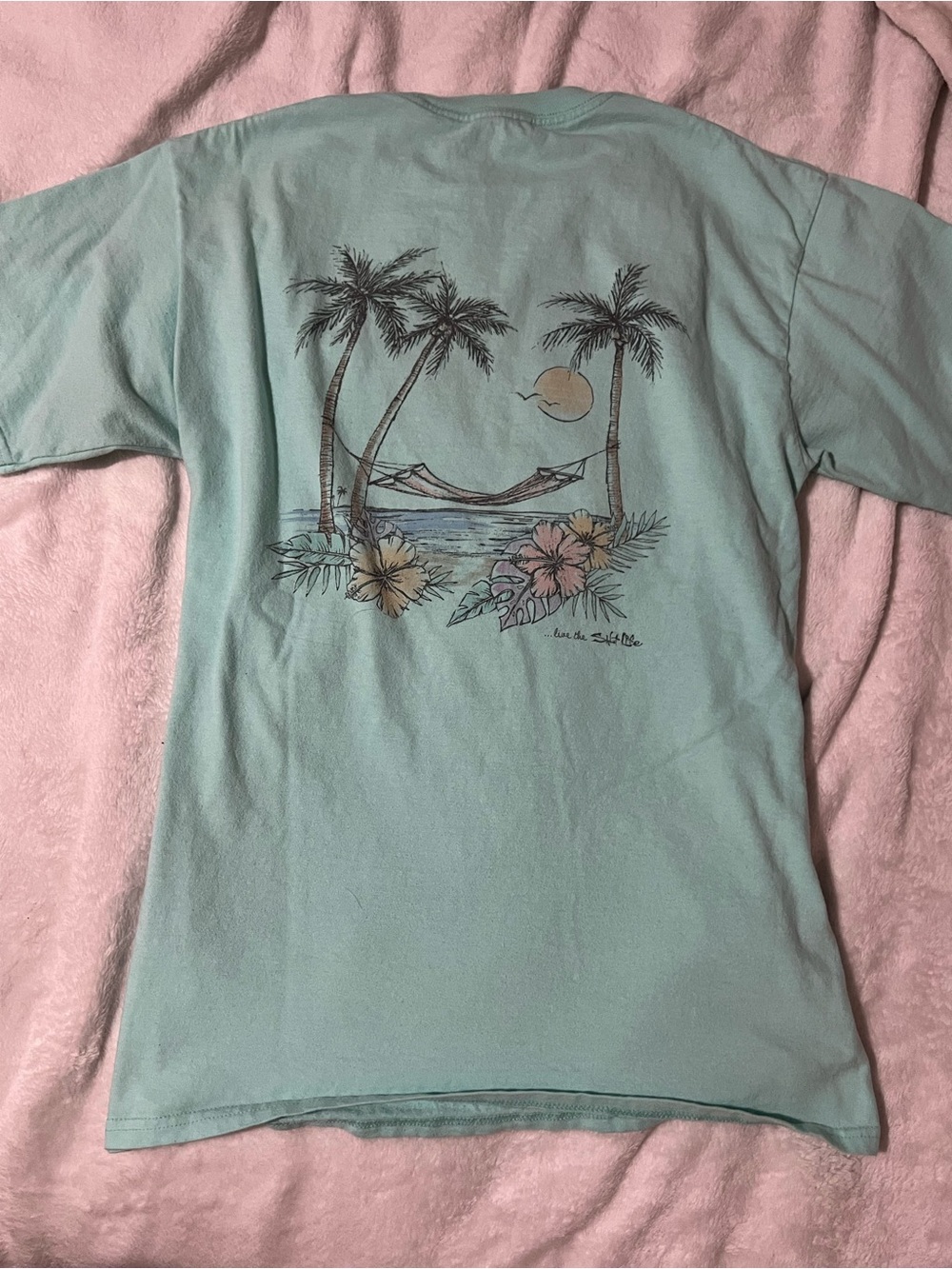Salt Life Sea Island Relaxed Fit Men’s T-Shirt in Light Aqua
